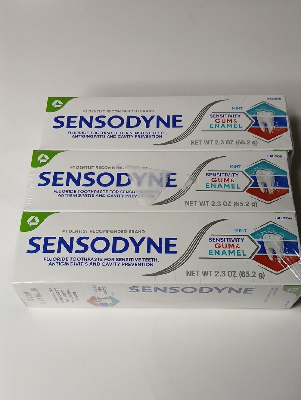 SENSODYNE Mint Sensitivity Gum & Enamel Toothpaste- 3 Pack